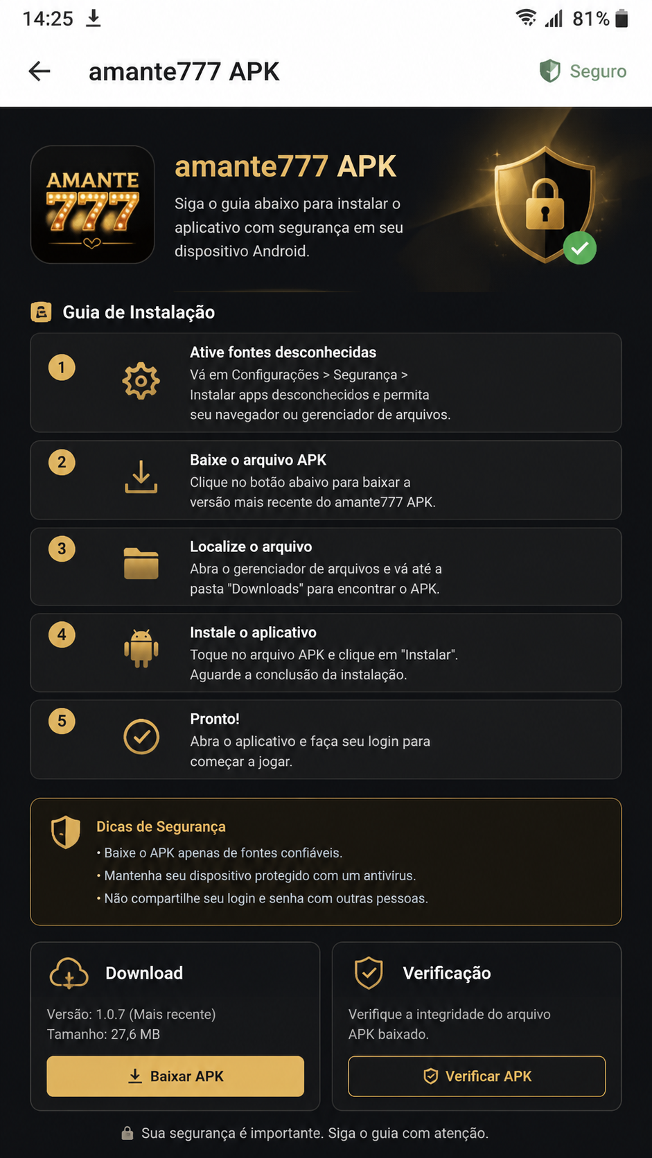 amante777 screenshot