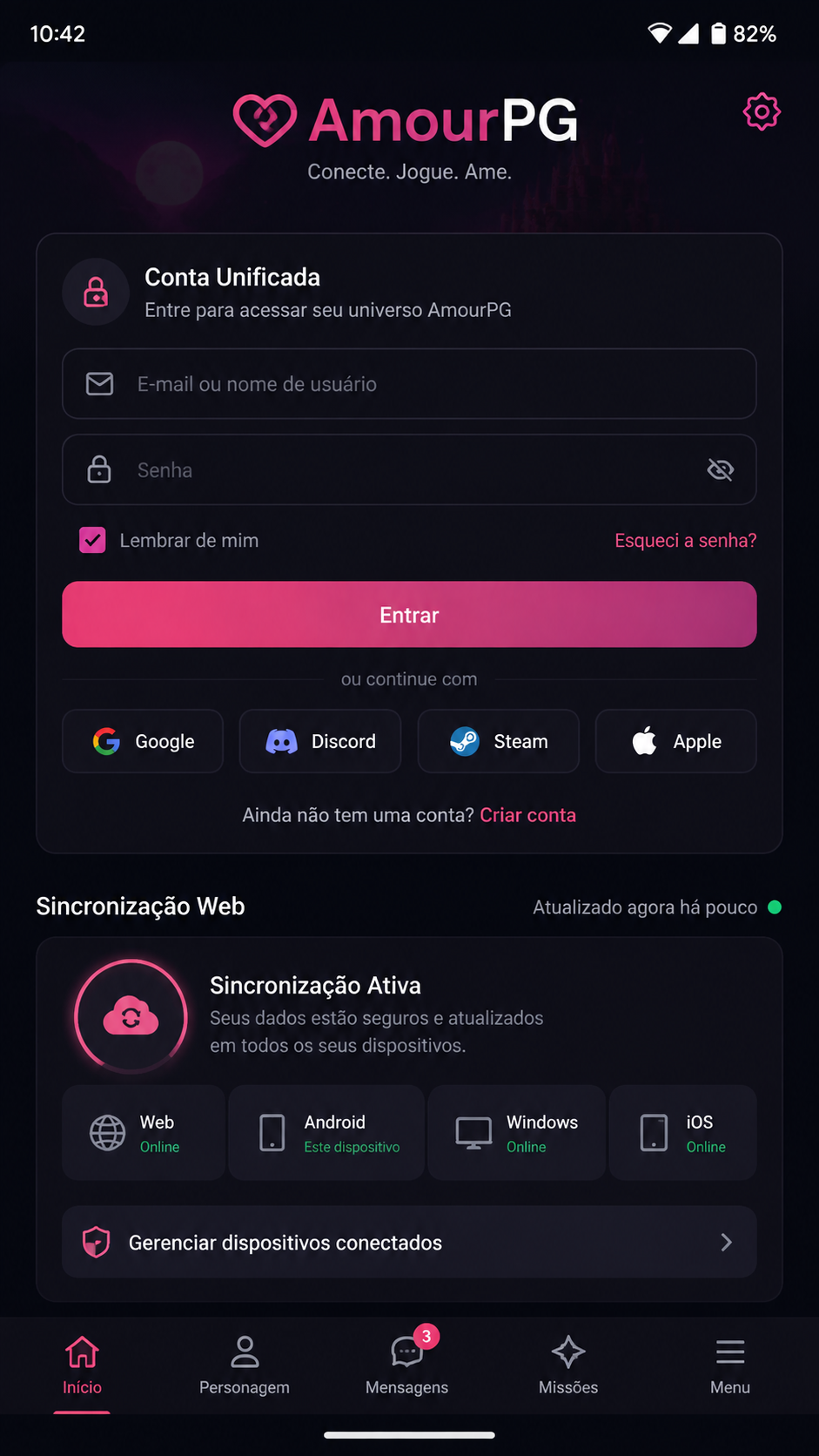 AmourPG screenshot