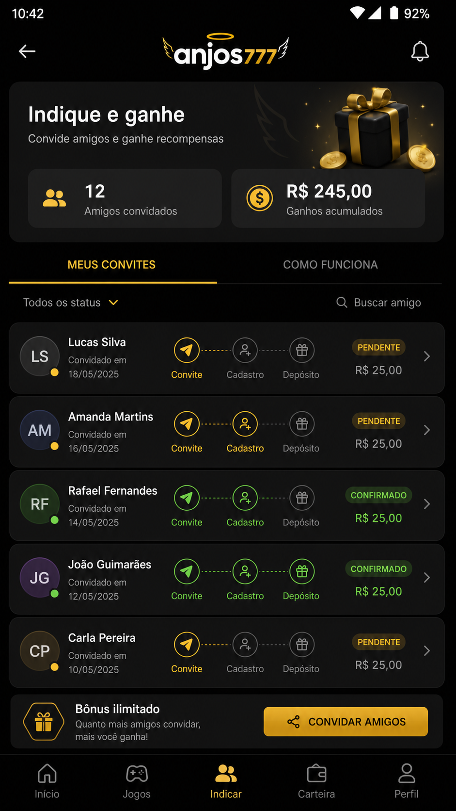 anjos777 screenshot