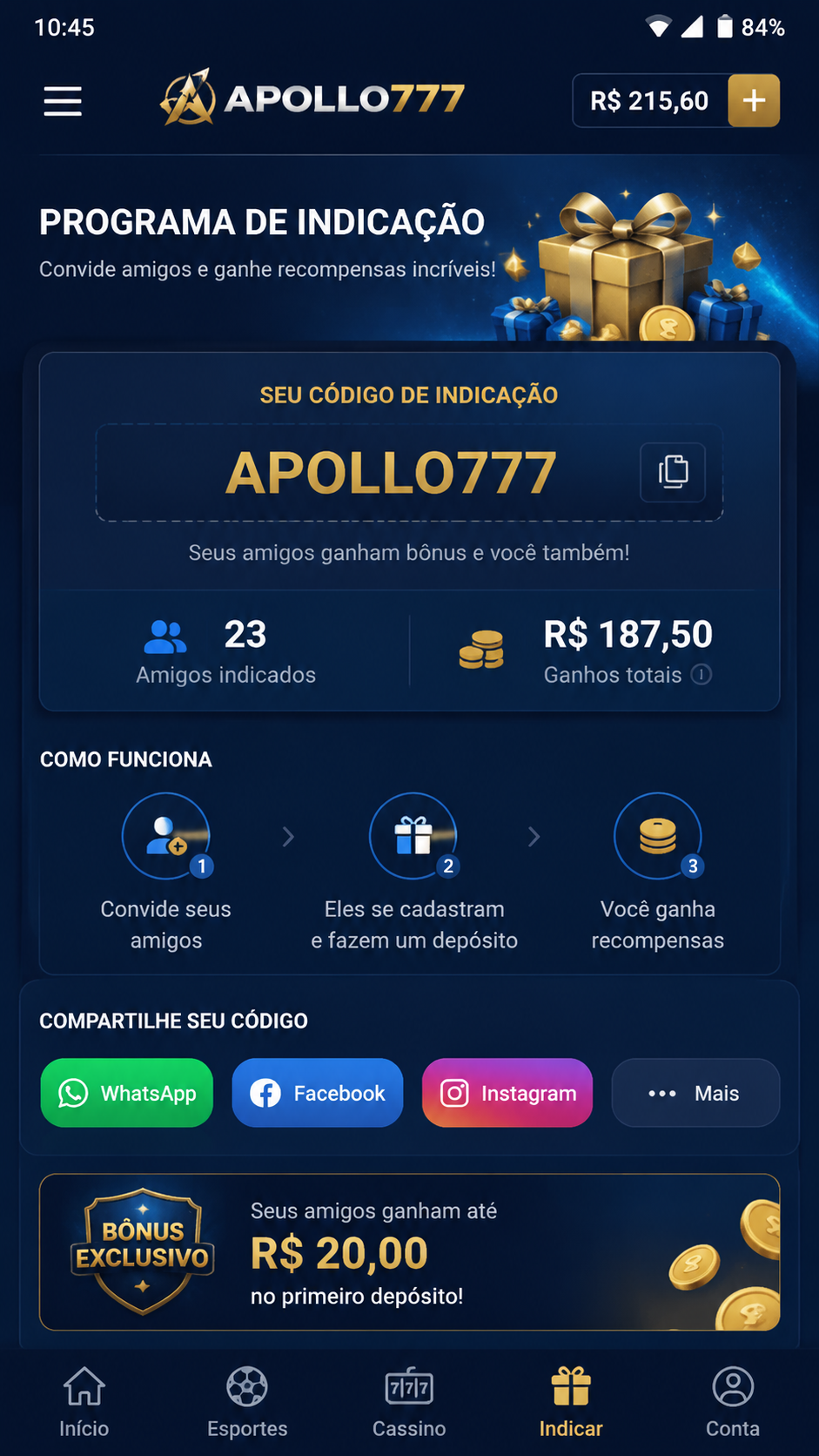 Apollo777 screenshot