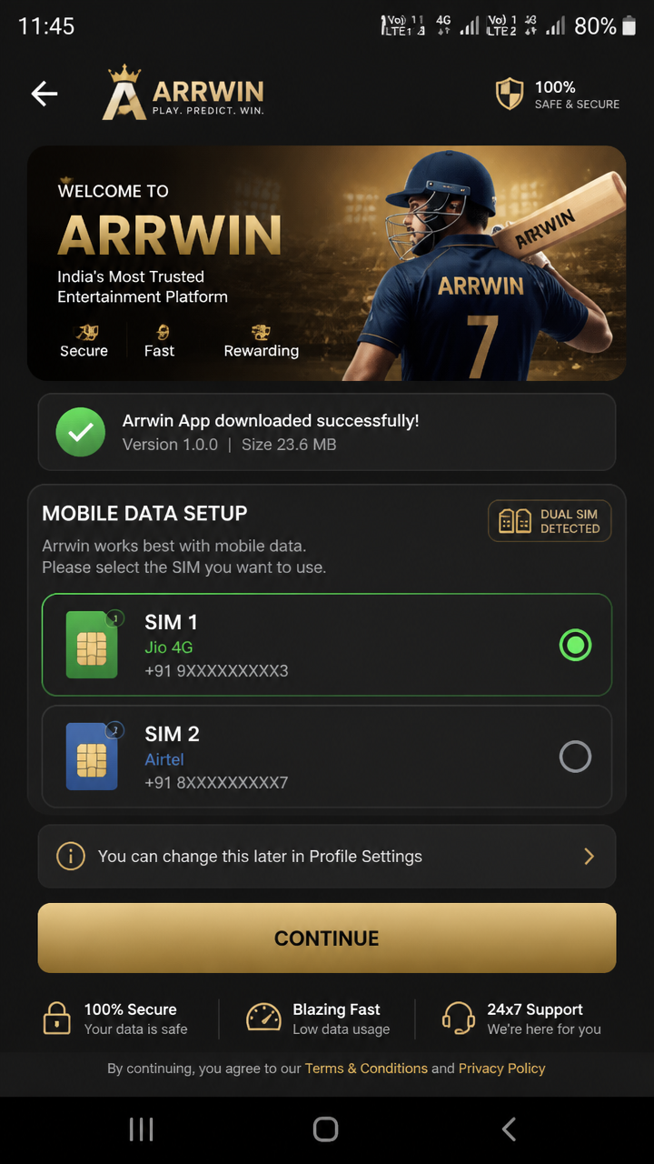 arrwin screenshot