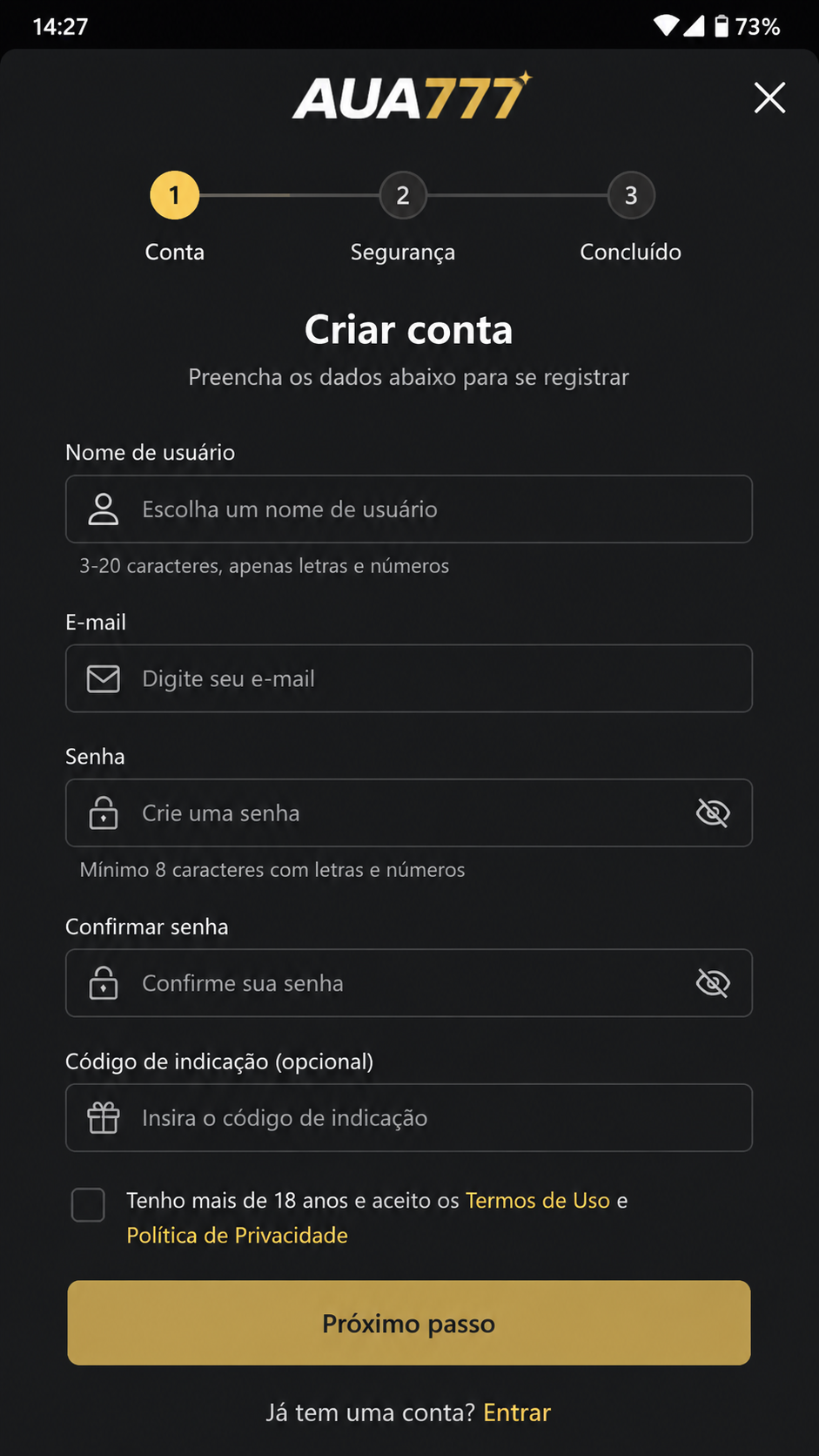 aua777 screenshot