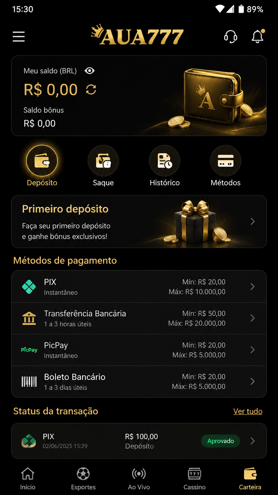 aua777 screenshot