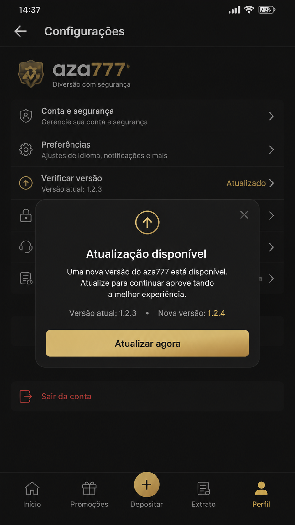 aza777 screenshot
