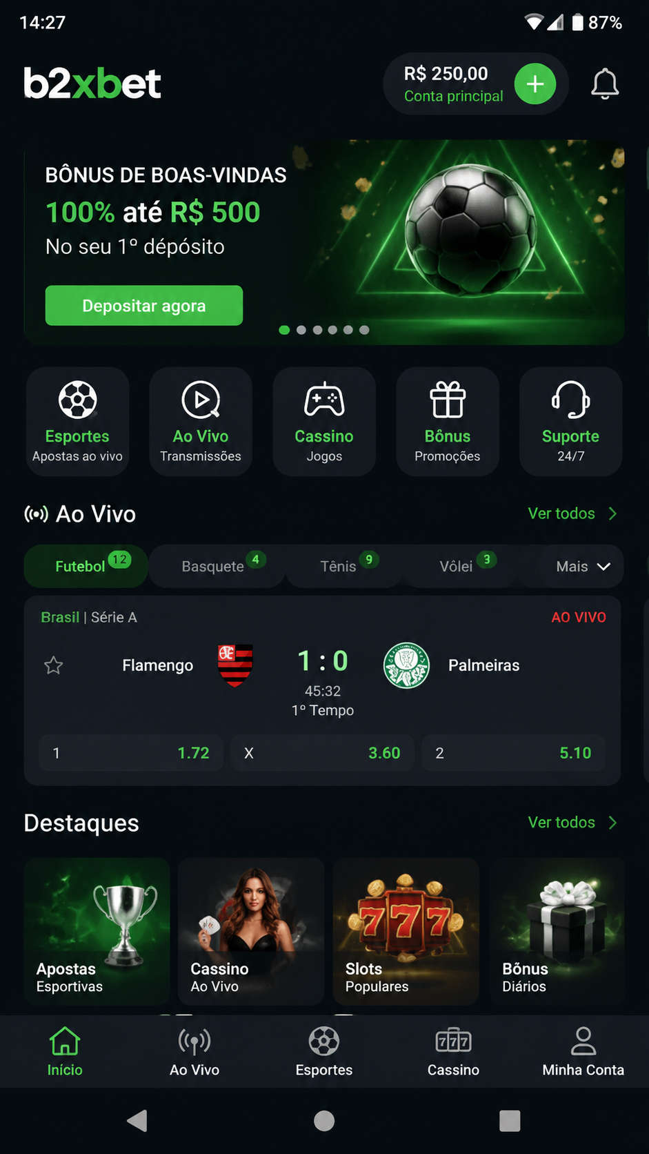 b2xbet screenshot