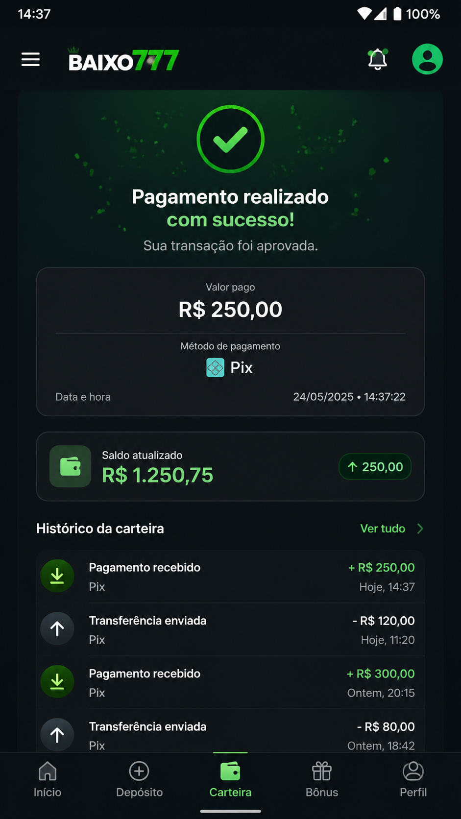 baixo777 screenshot