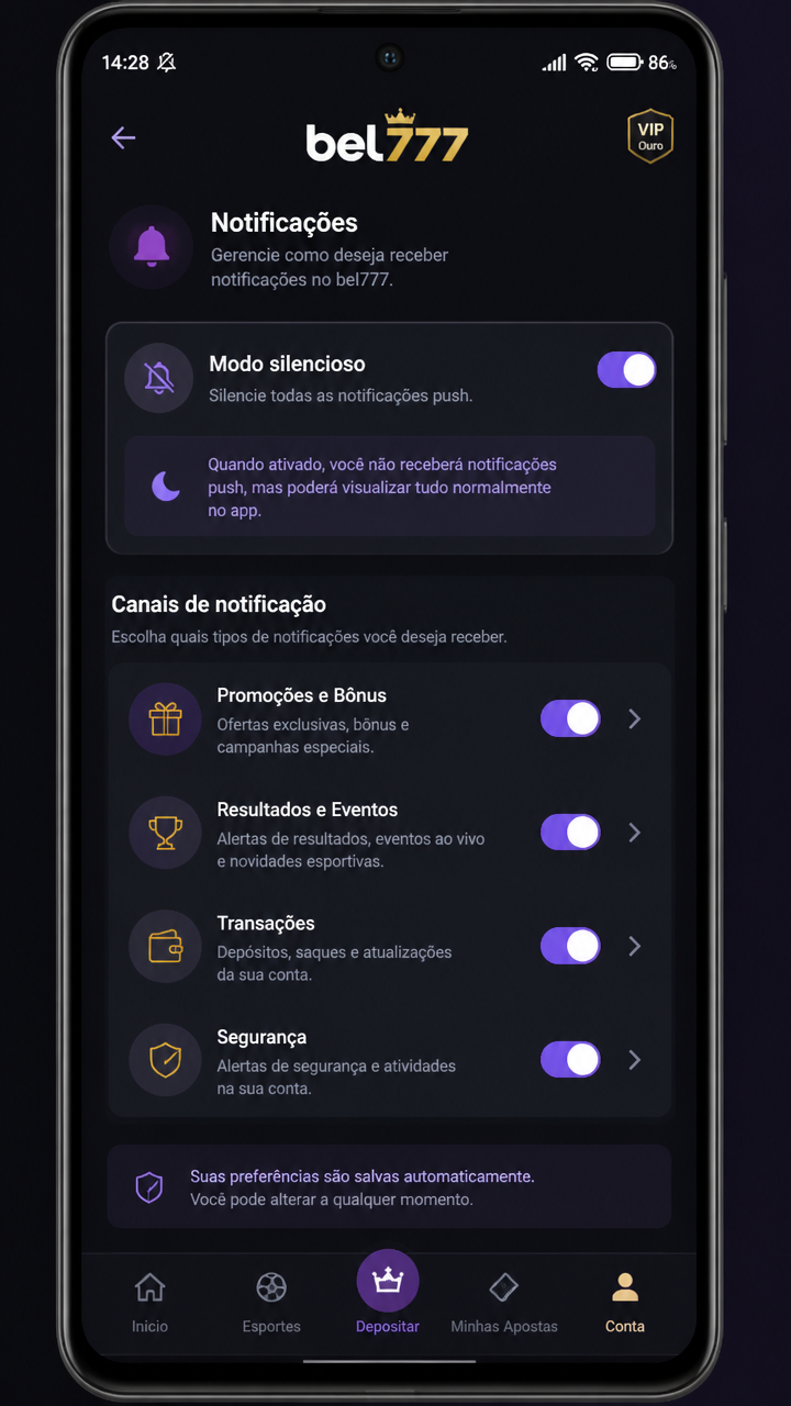 bel777 screenshot