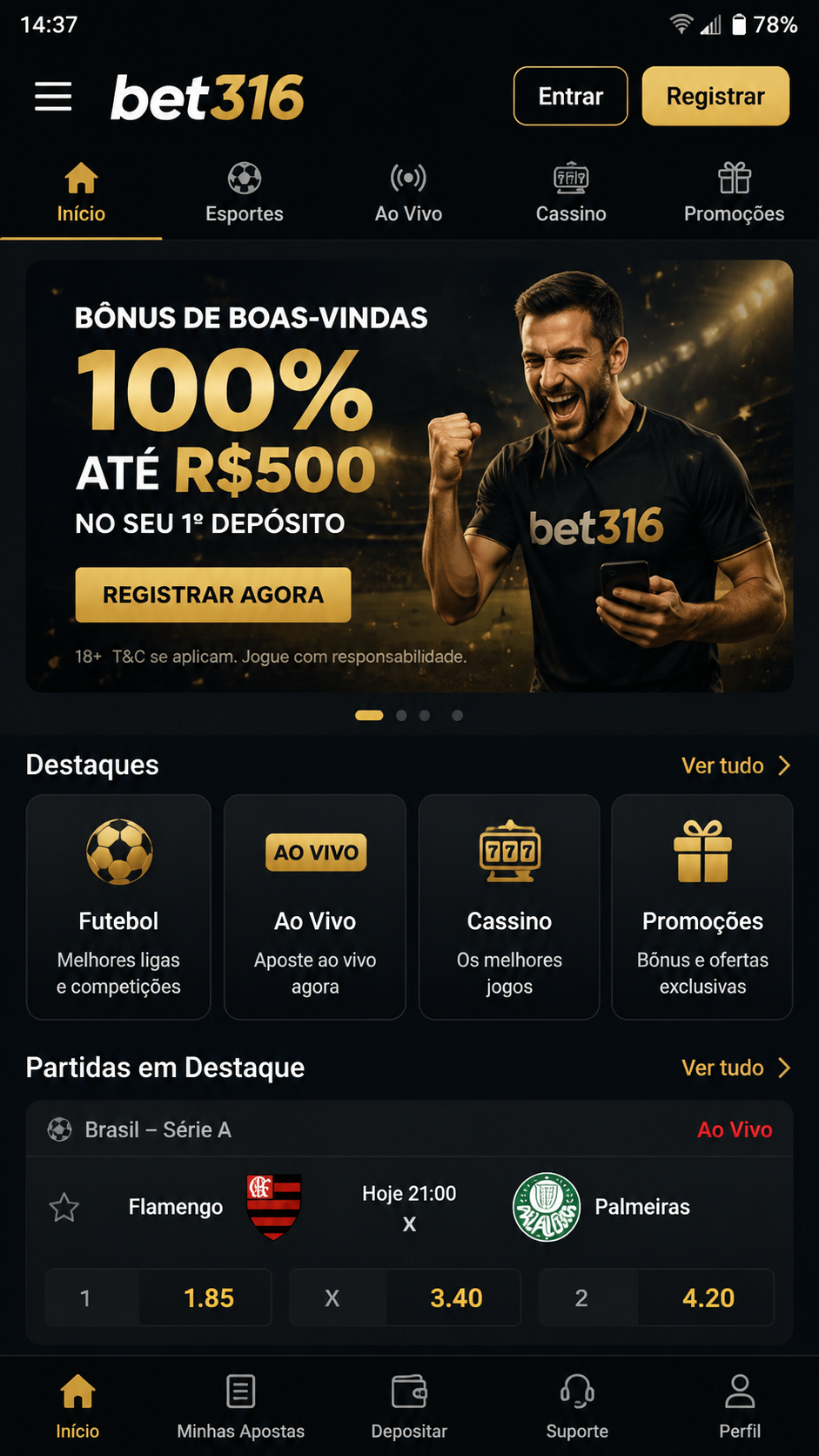 bet316 screenshot