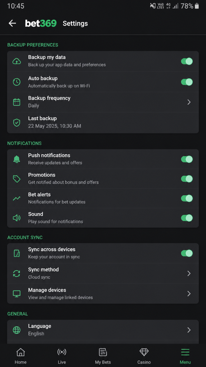 bet369 screenshot