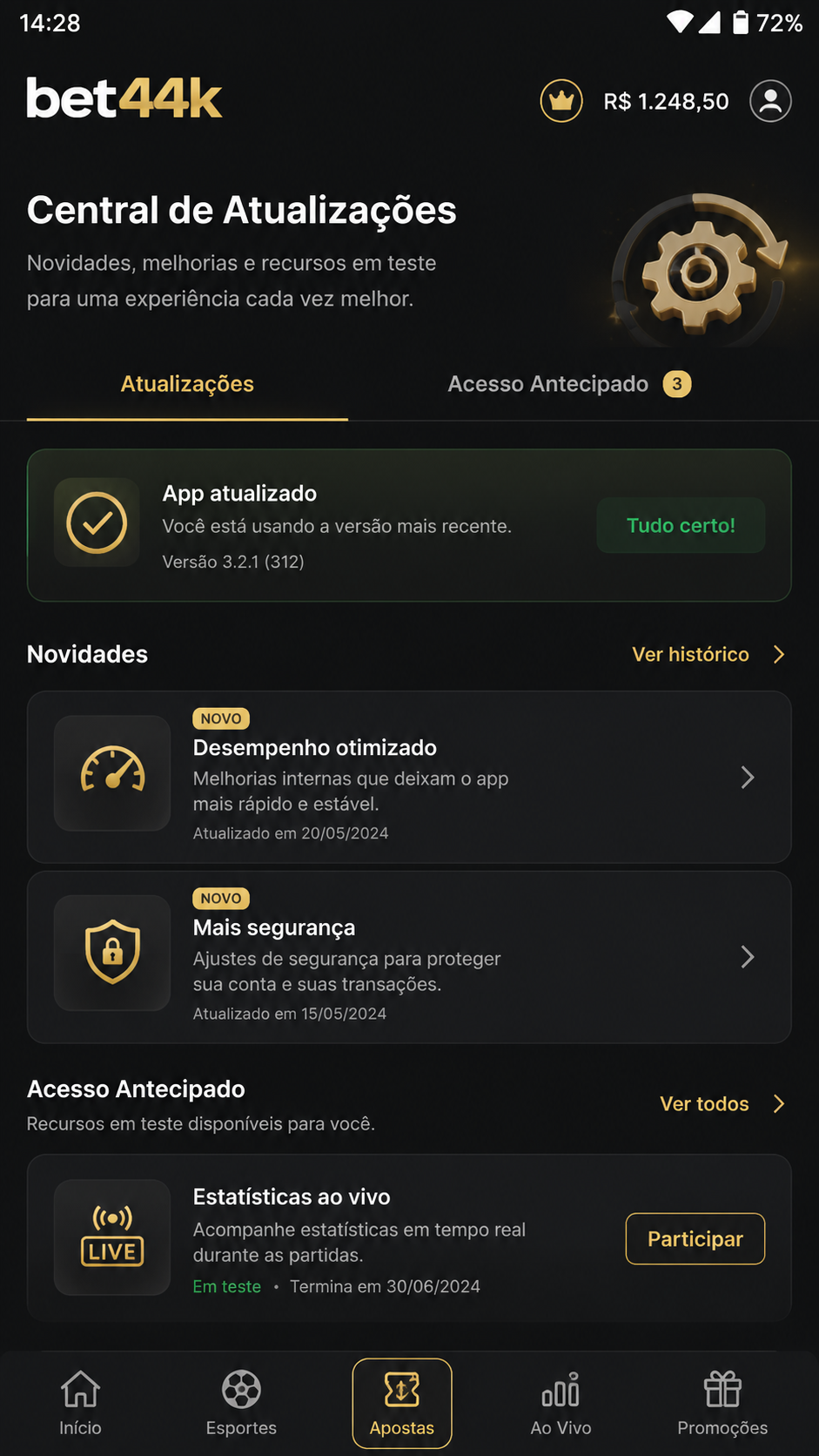 bet44k screenshot