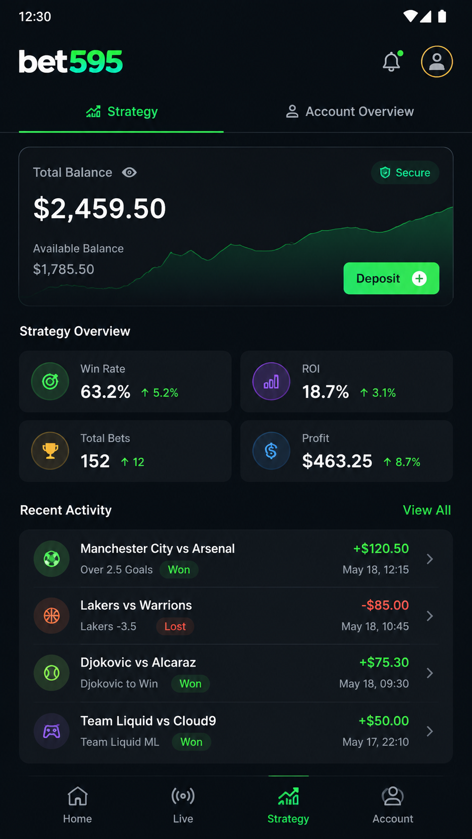 bet595 screenshot