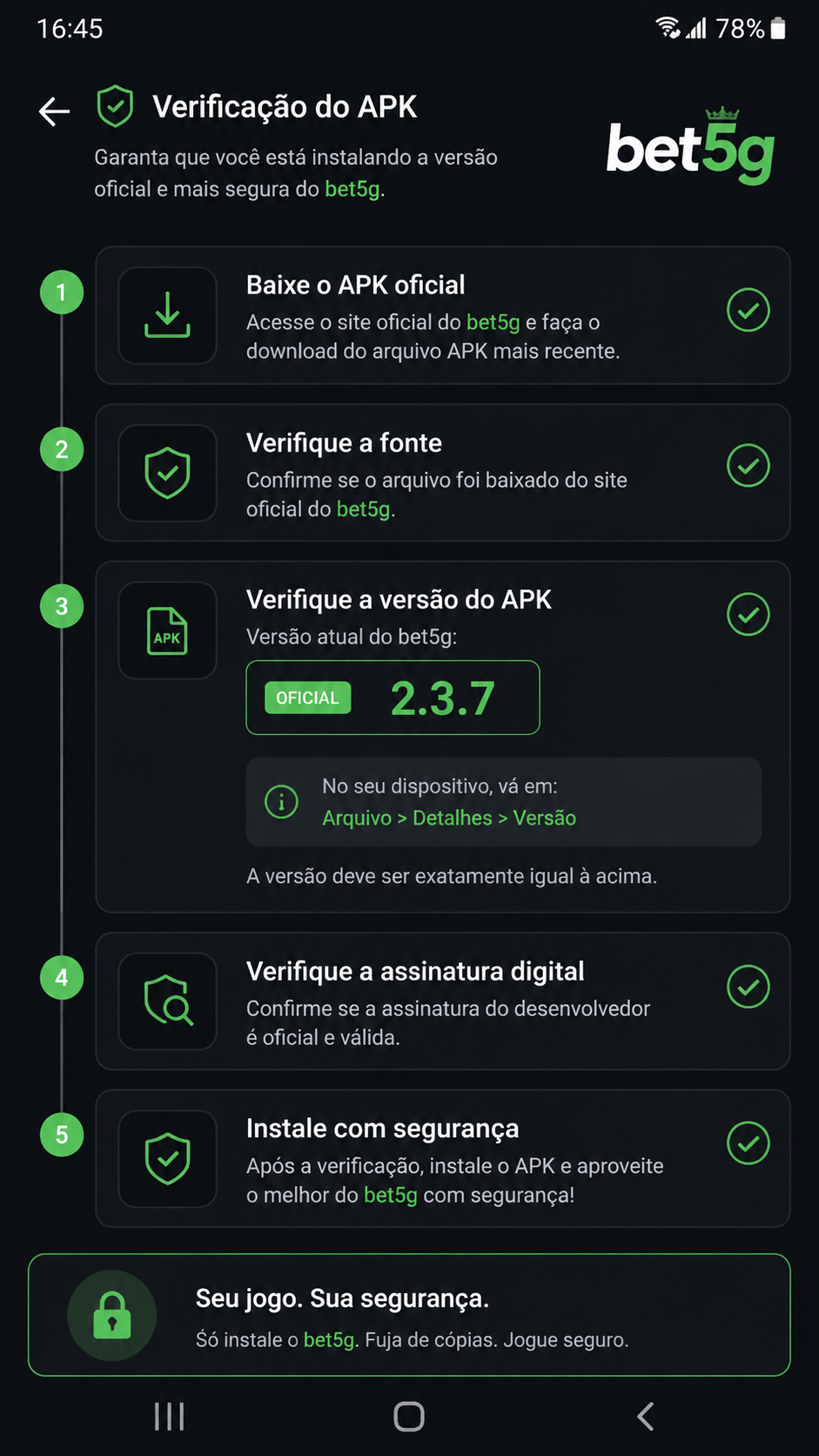 bet5g screenshot