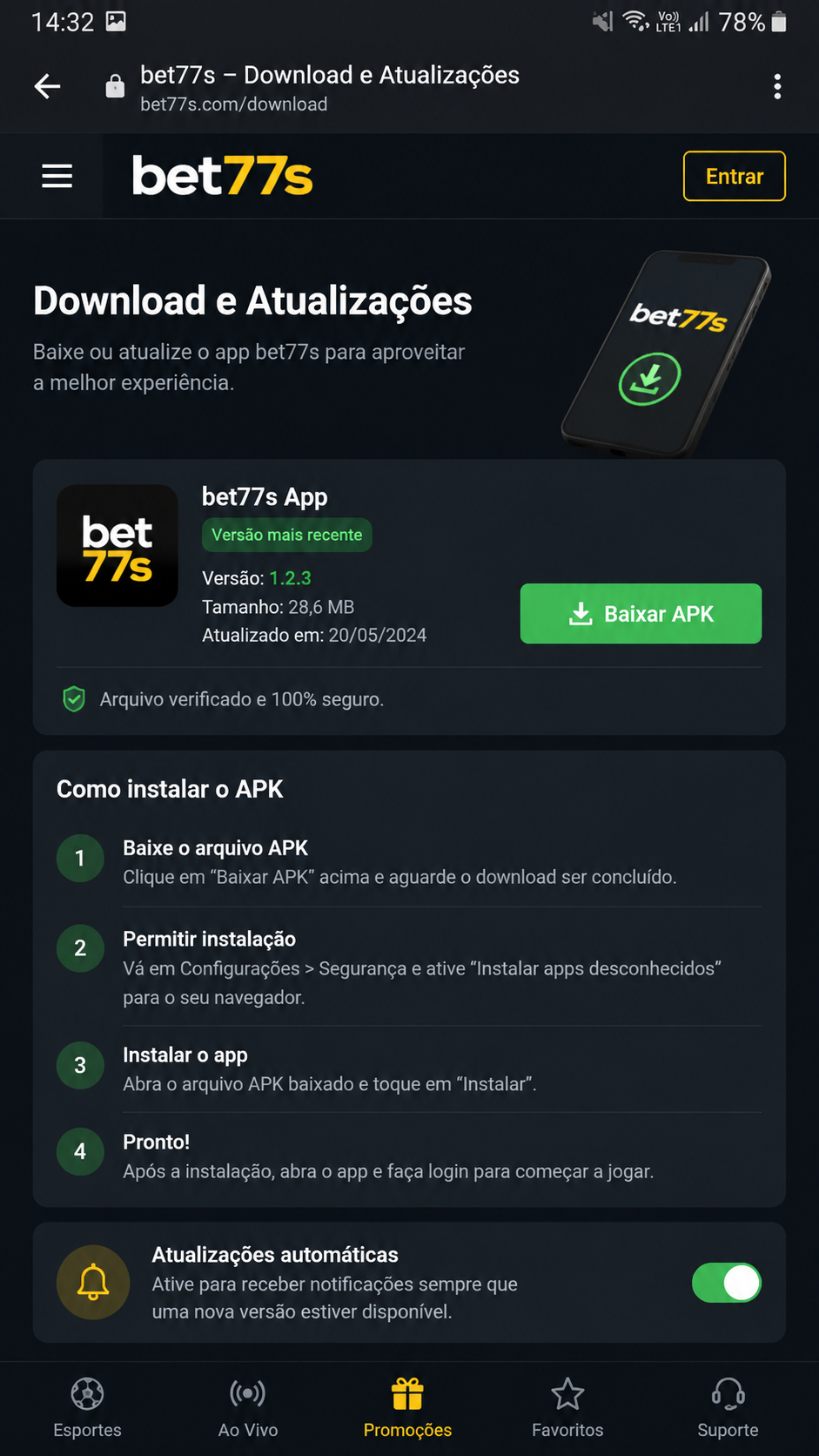 bet77s screenshot