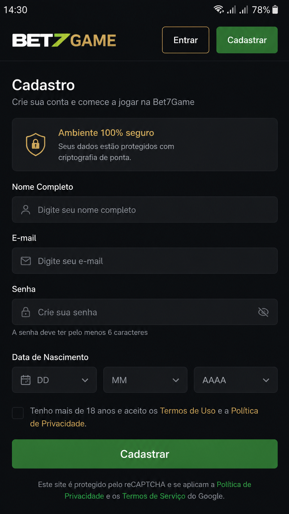 bet7game screenshot