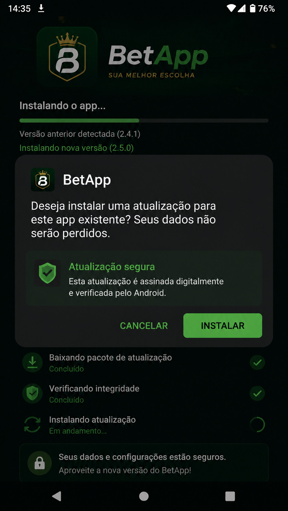BetApp screenshot