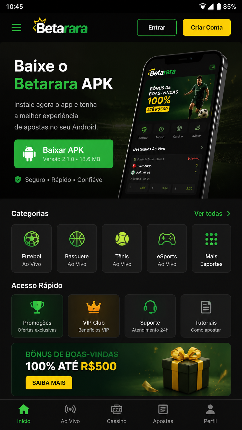 Betarara screenshot
