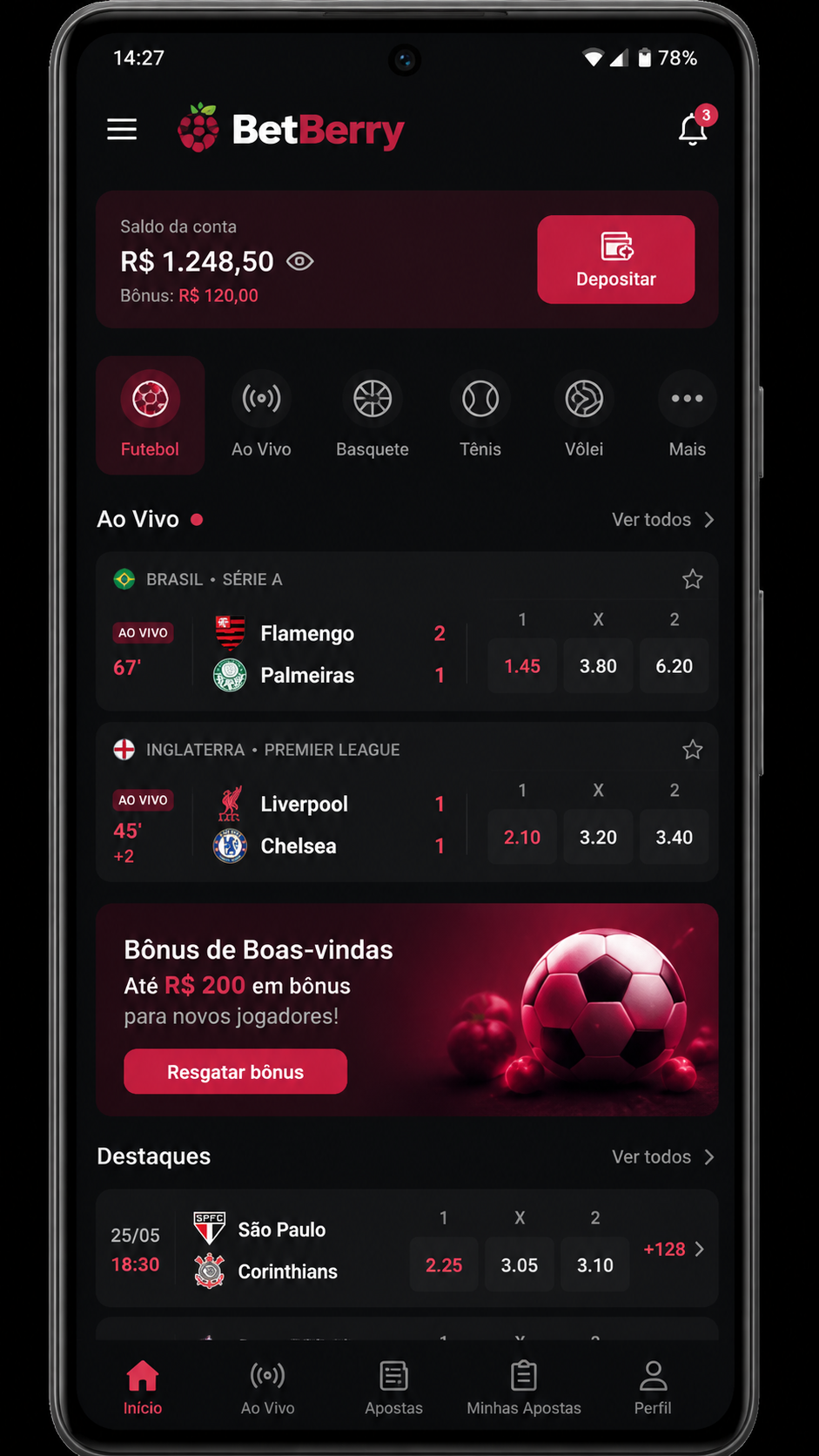 BetBerry screenshot