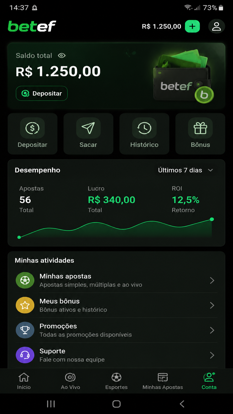 betef screenshot