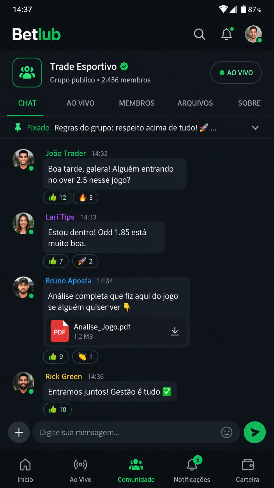 Betlub screenshot