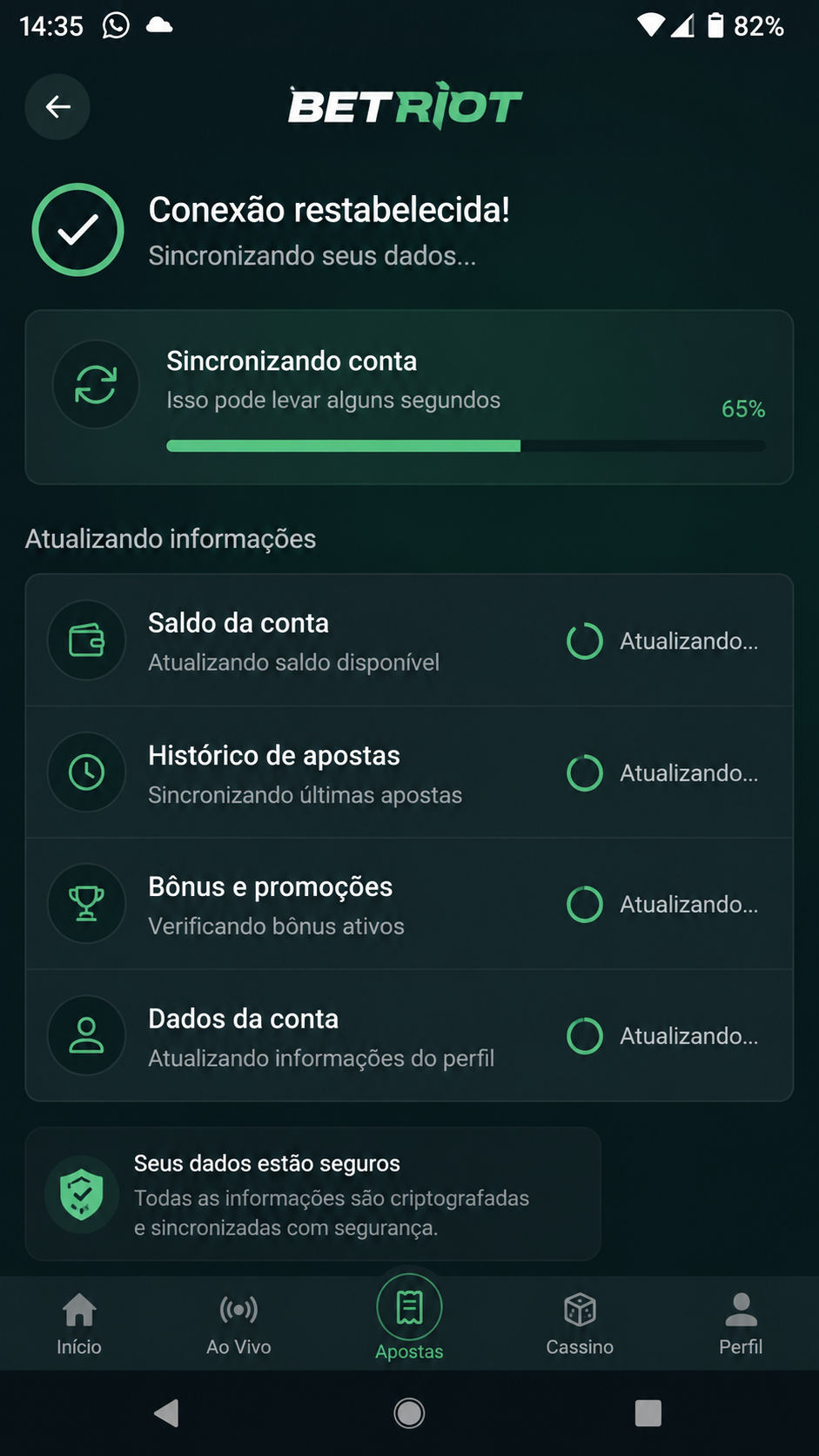 Betriot captura de tela Android