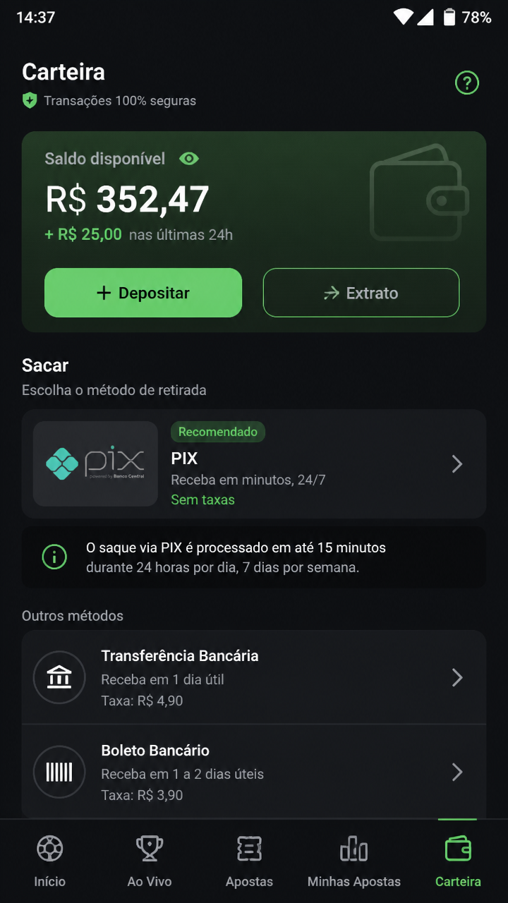 BetUFC screenshot