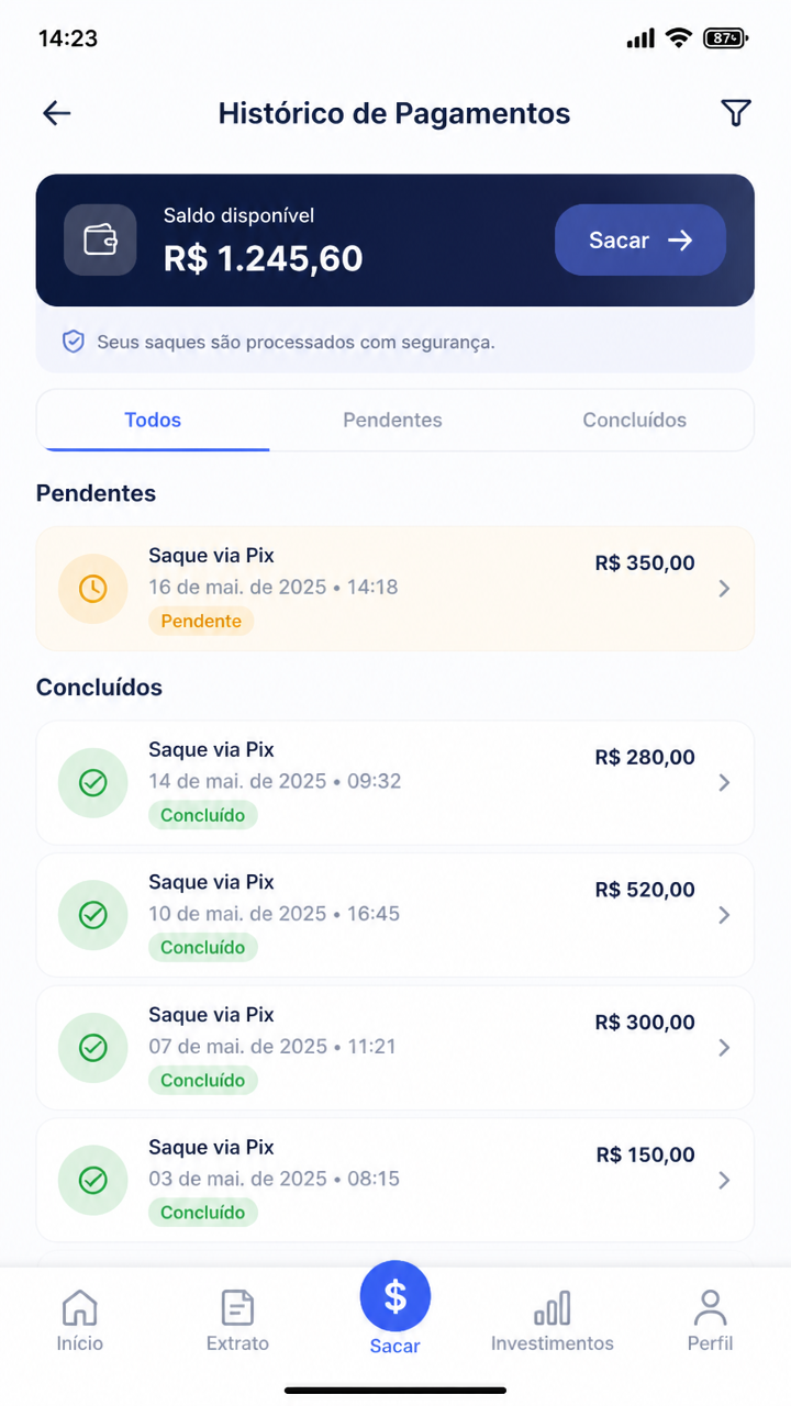 BetUFC screenshot