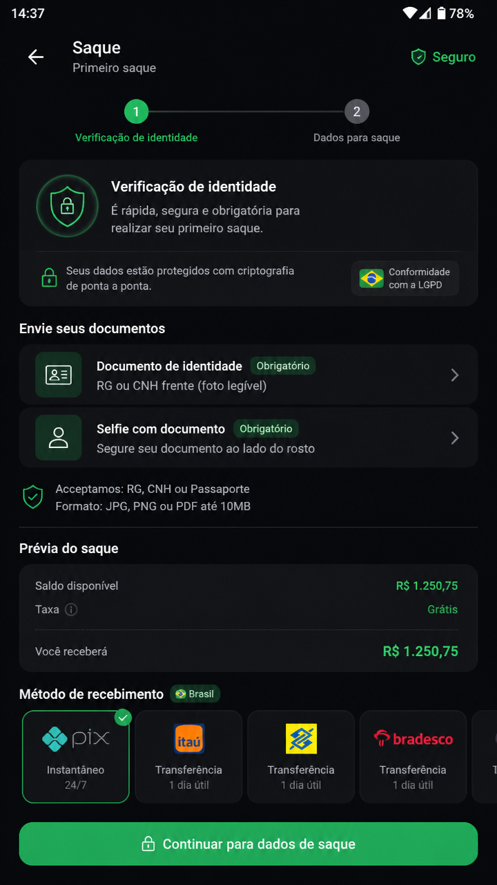 BetUFC screenshot