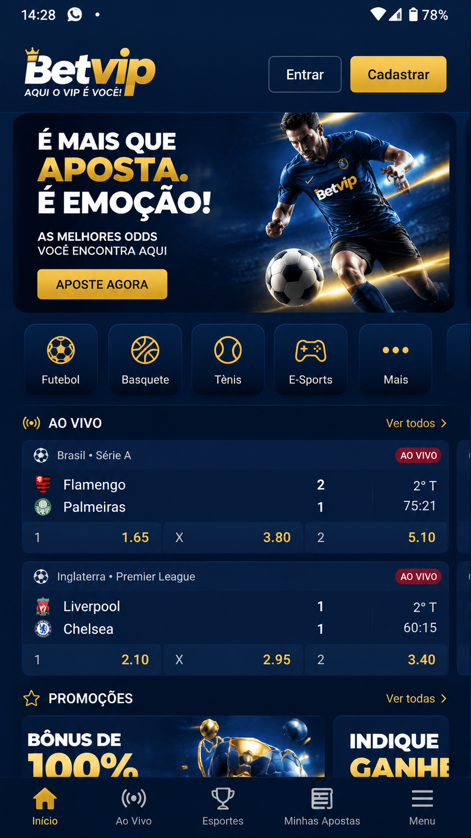 Betvip screenshot