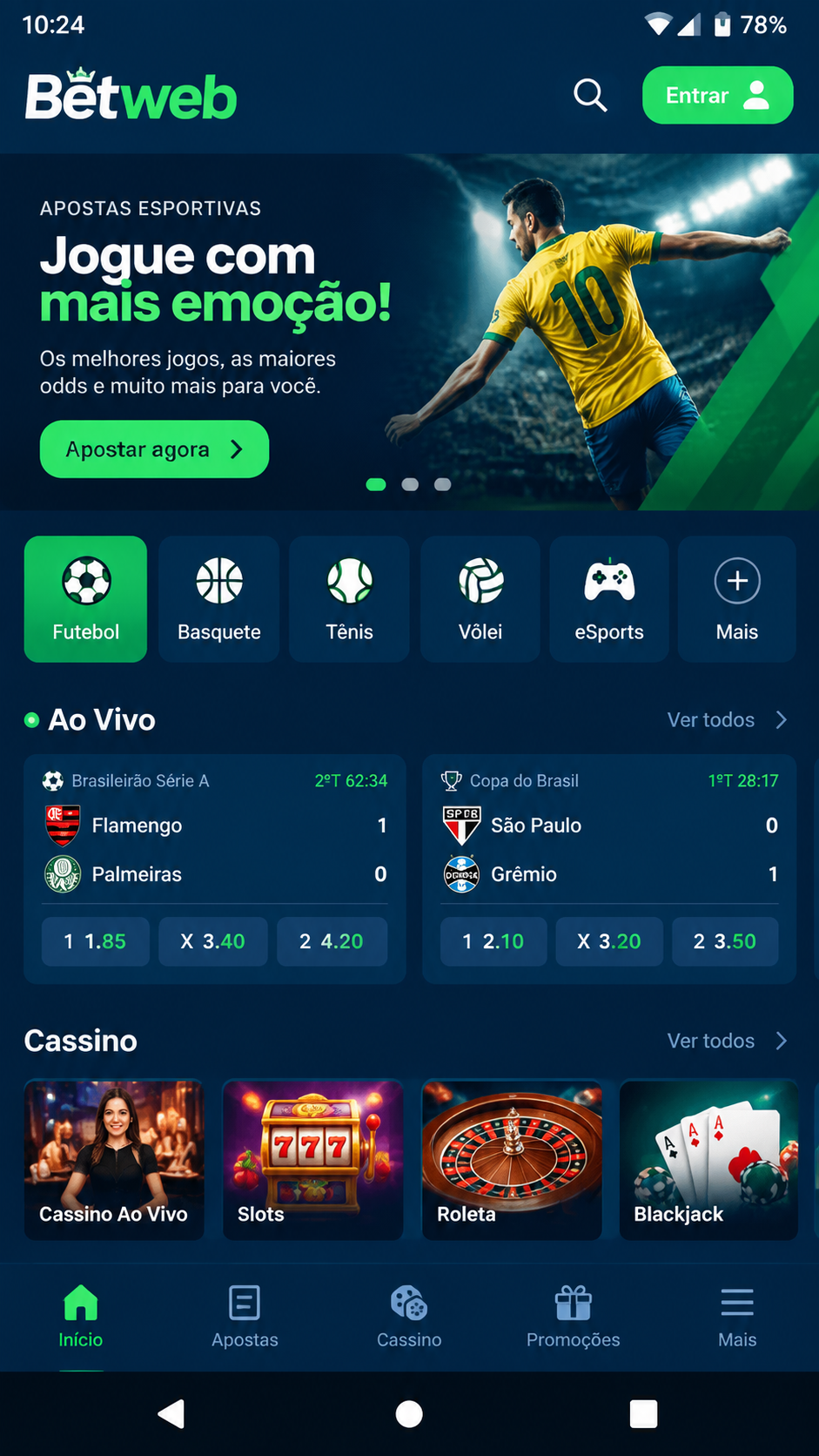 betweb screenshot
