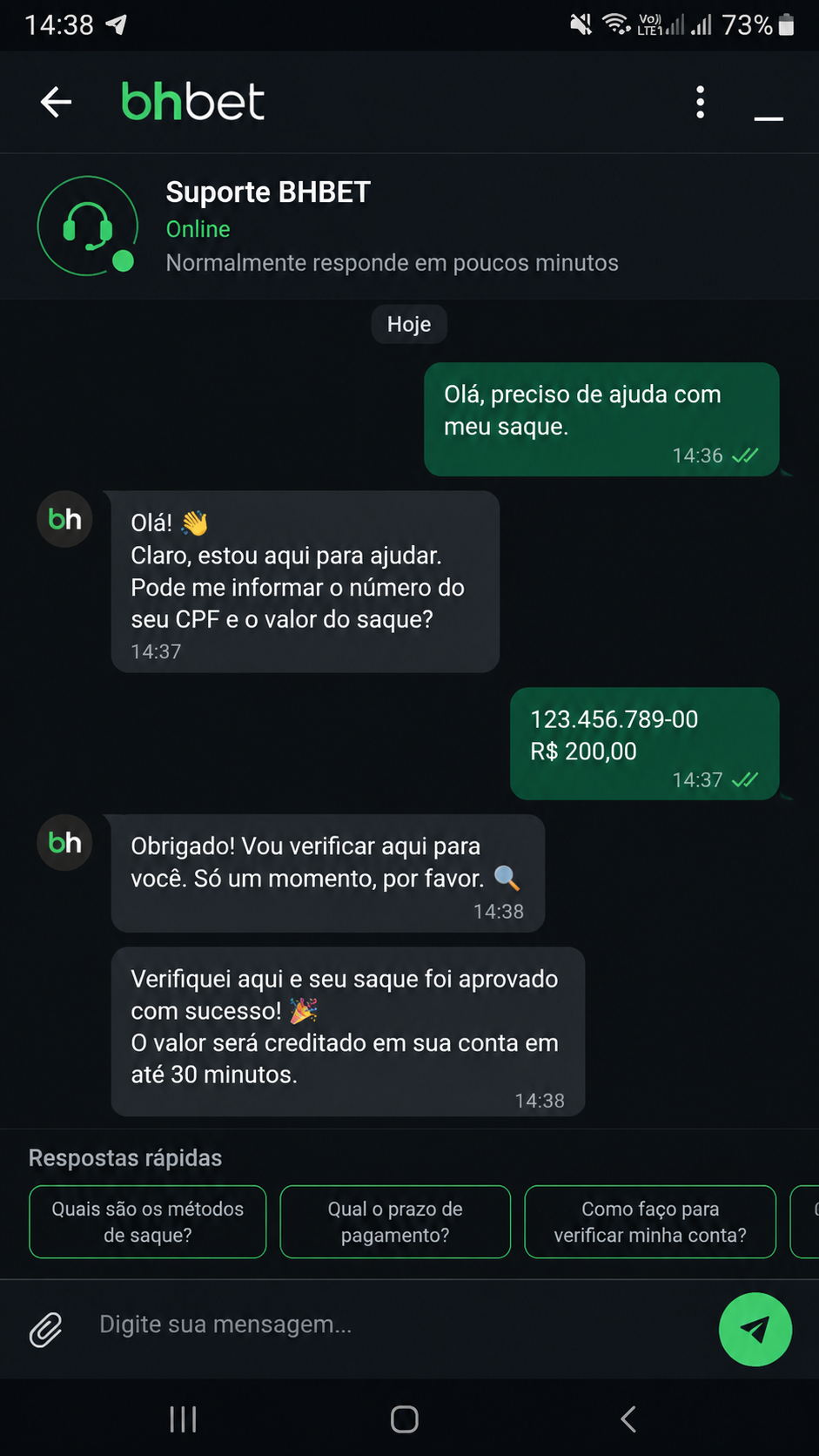 bhbet screenshot