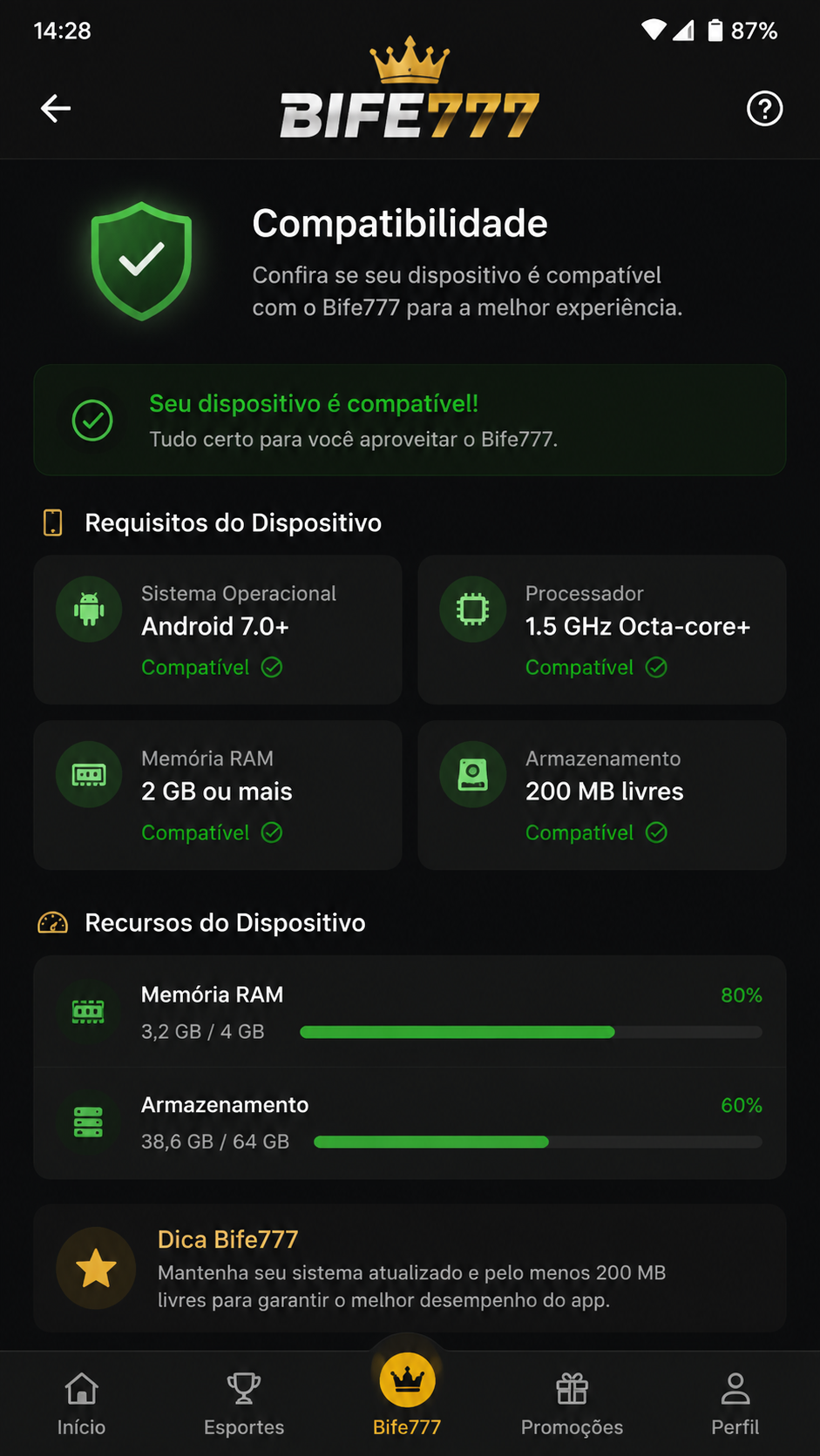 bife777 screenshot