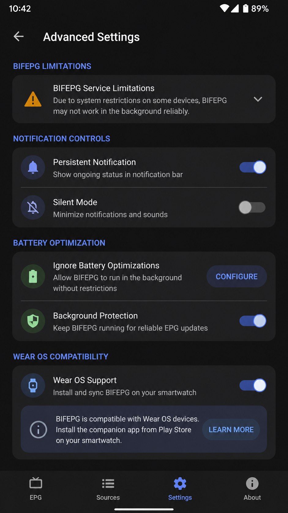 bifepg screenshot