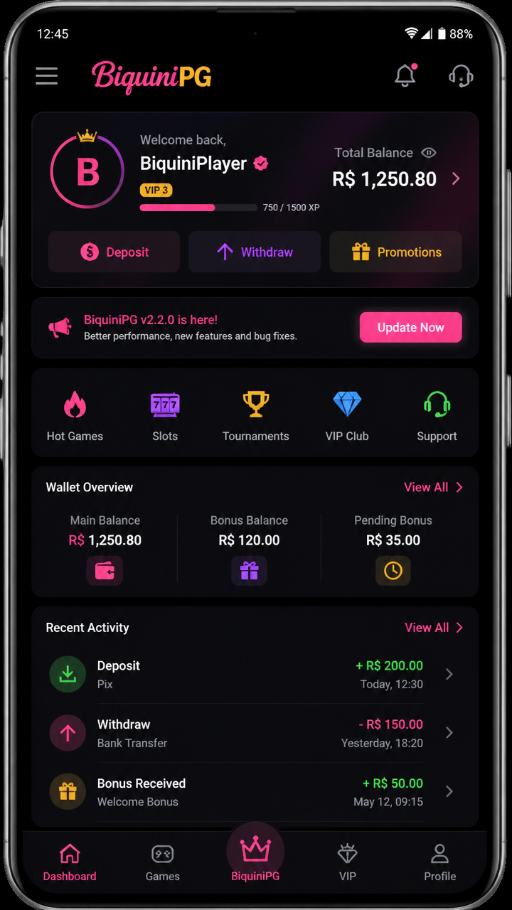BiquiniPG screenshot