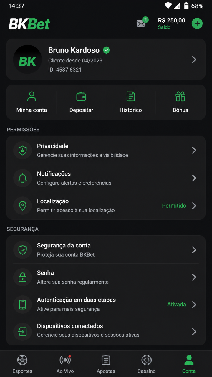 BKBet screenshot
