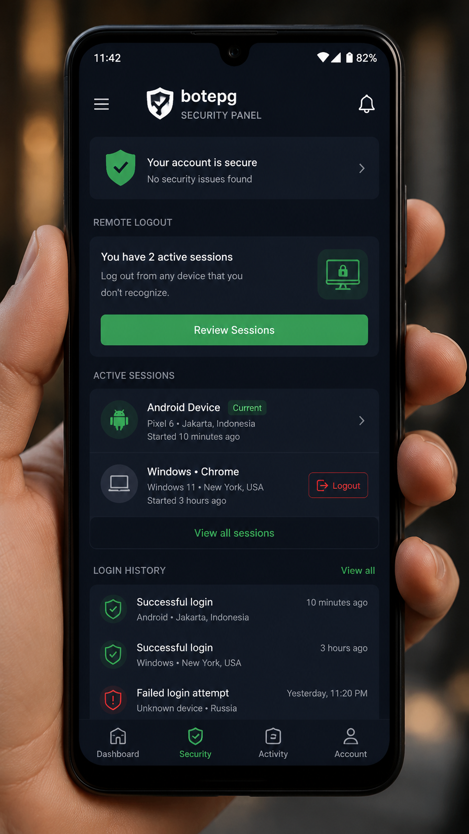botepg screenshot
