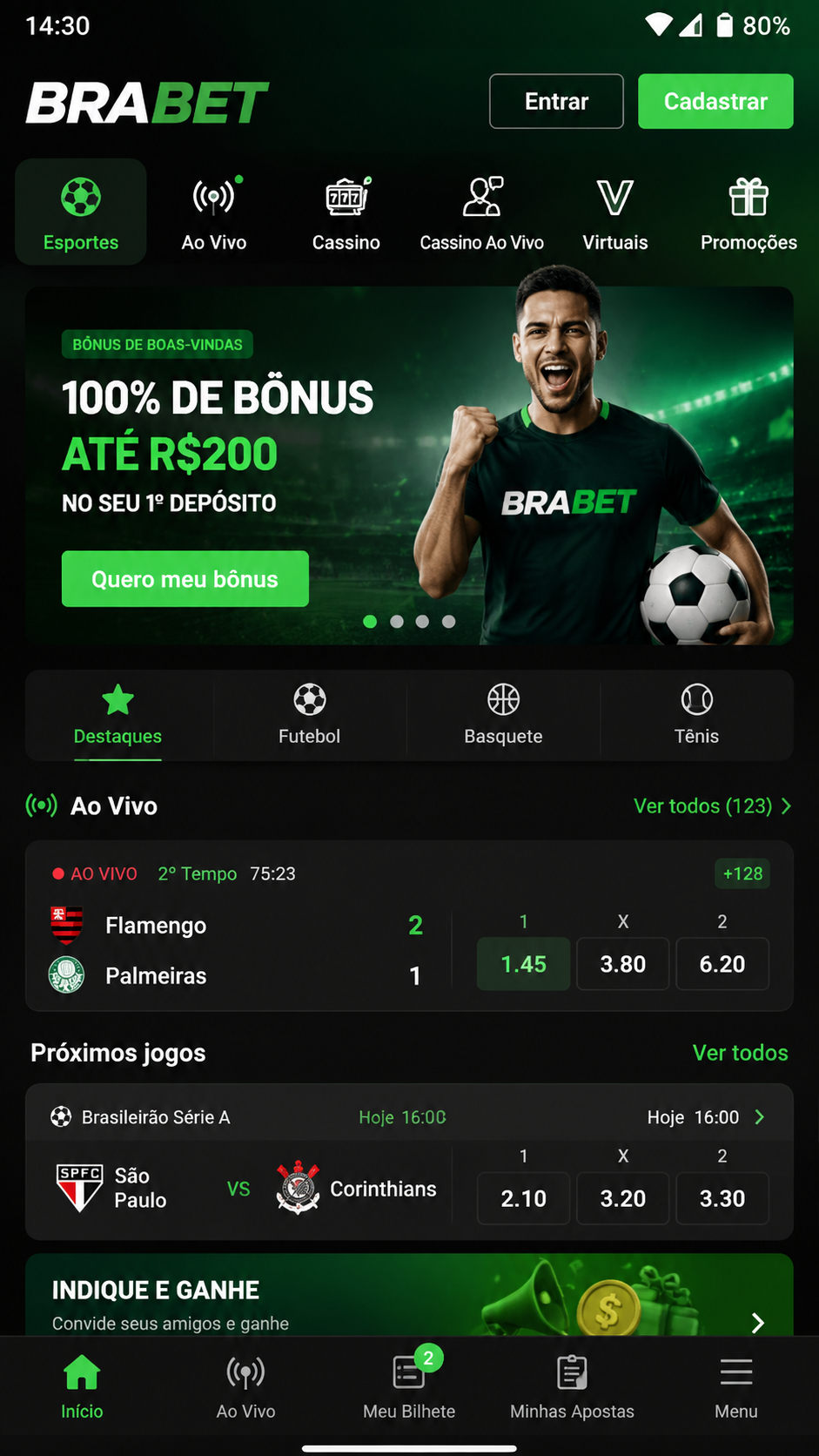 Brabet screenshot