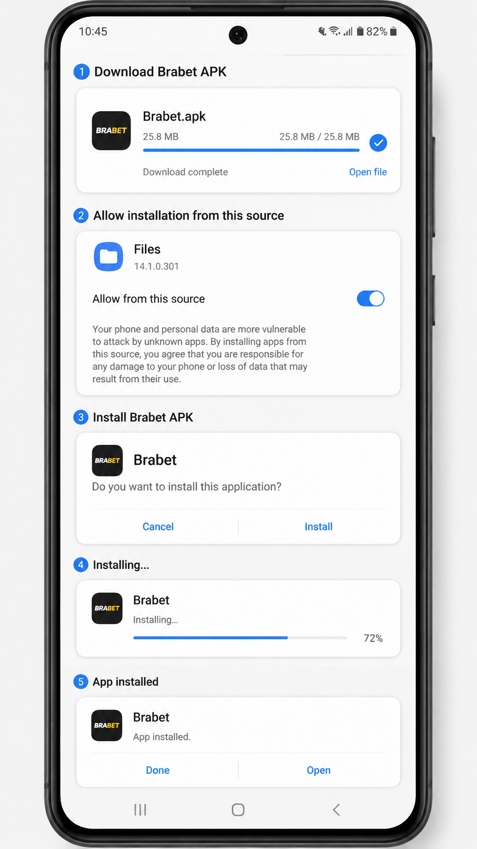 Brabet screenshot