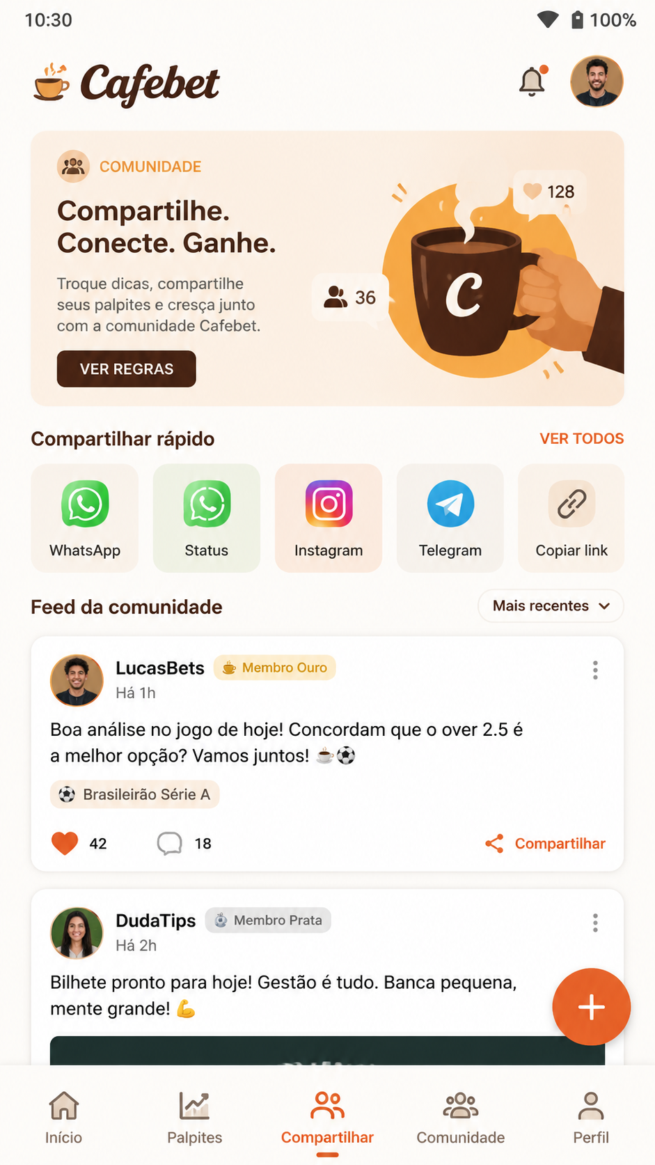 cafebet screenshot