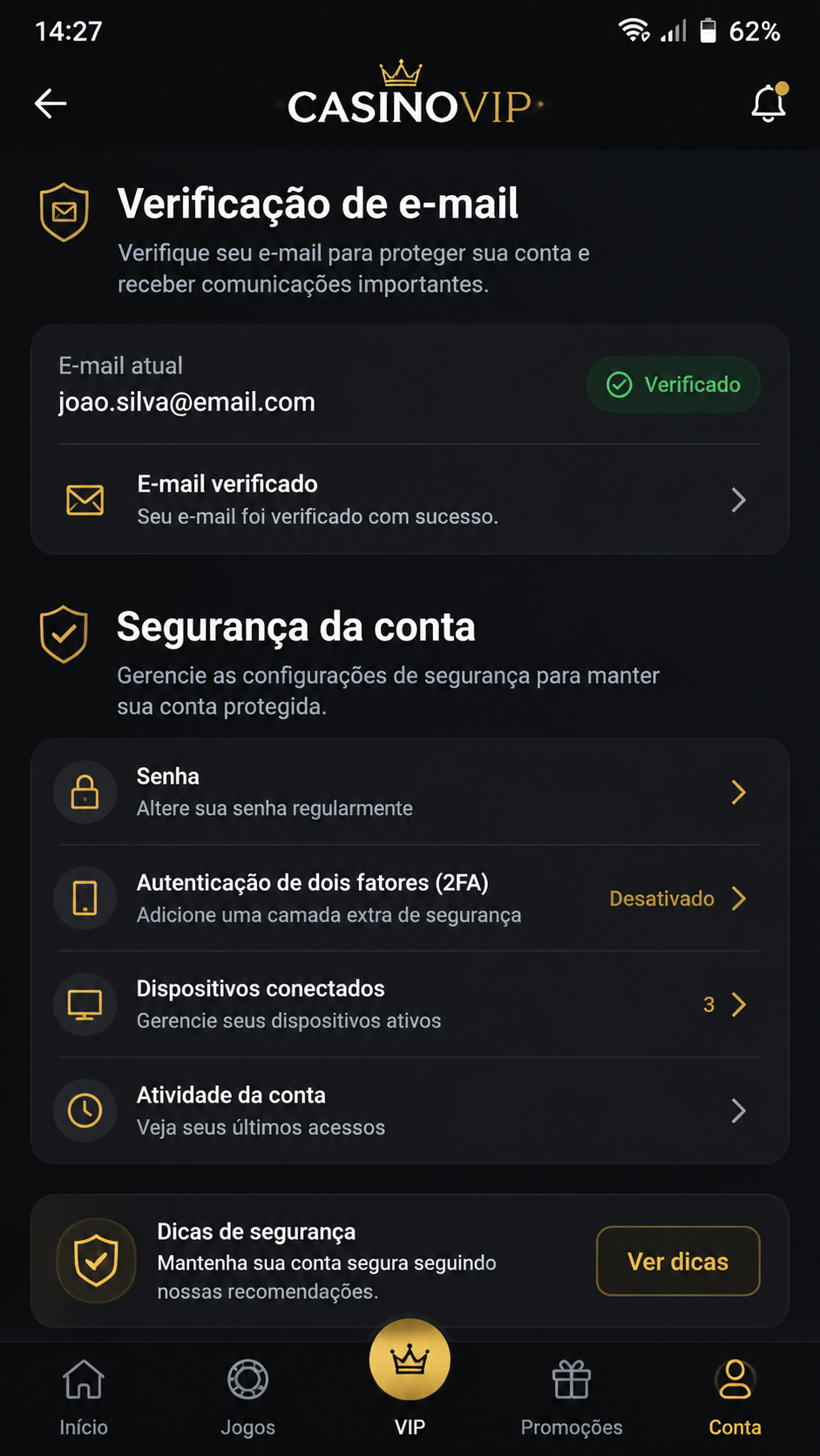 casinovip screenshot