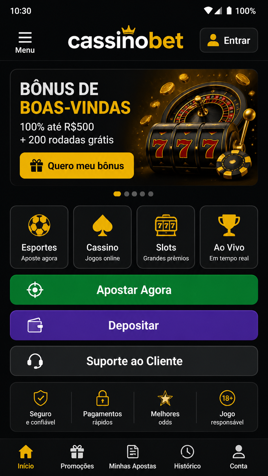 cassinobet screenshot