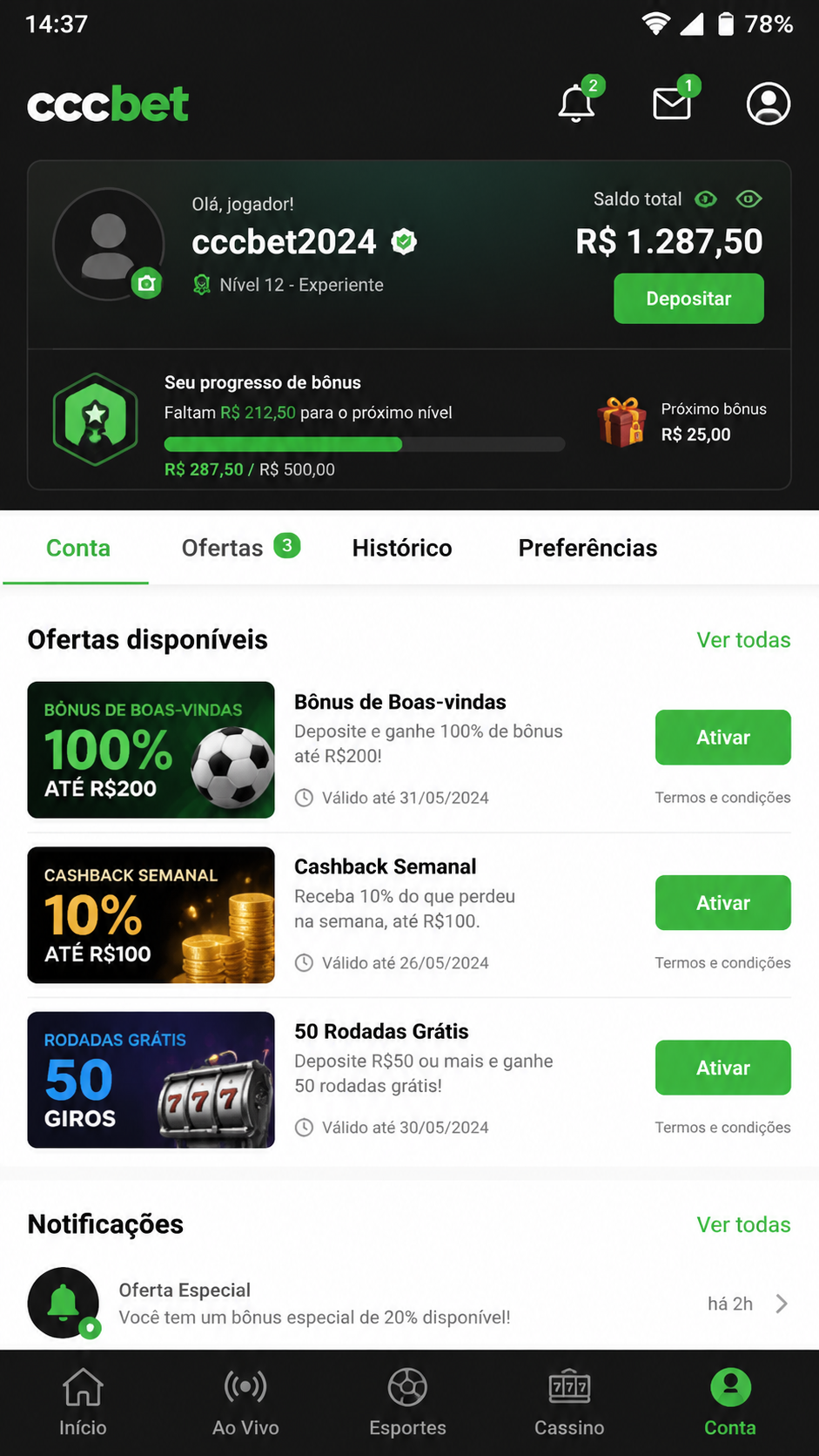 cccbet screenshot