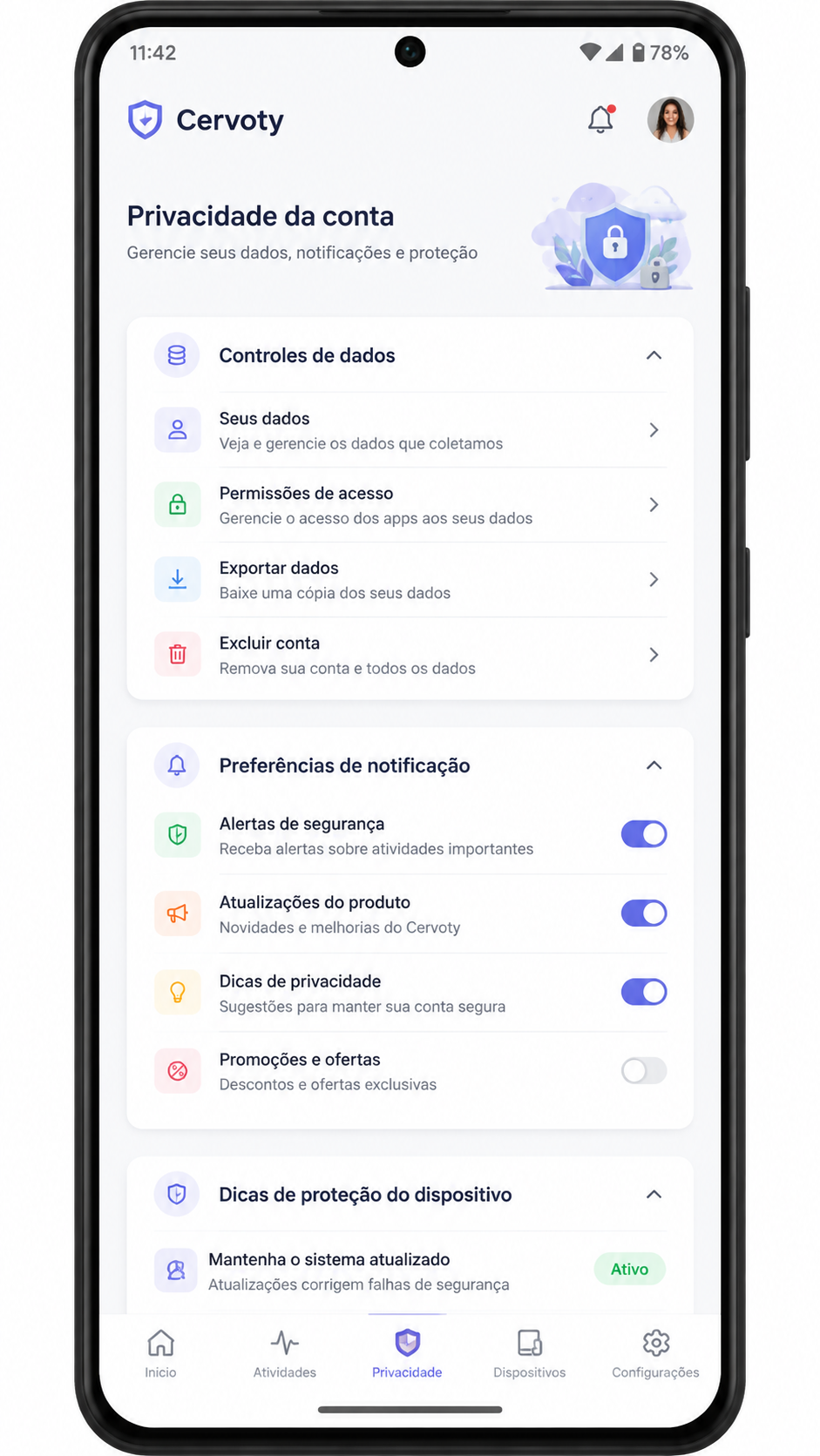 cervoty screenshot