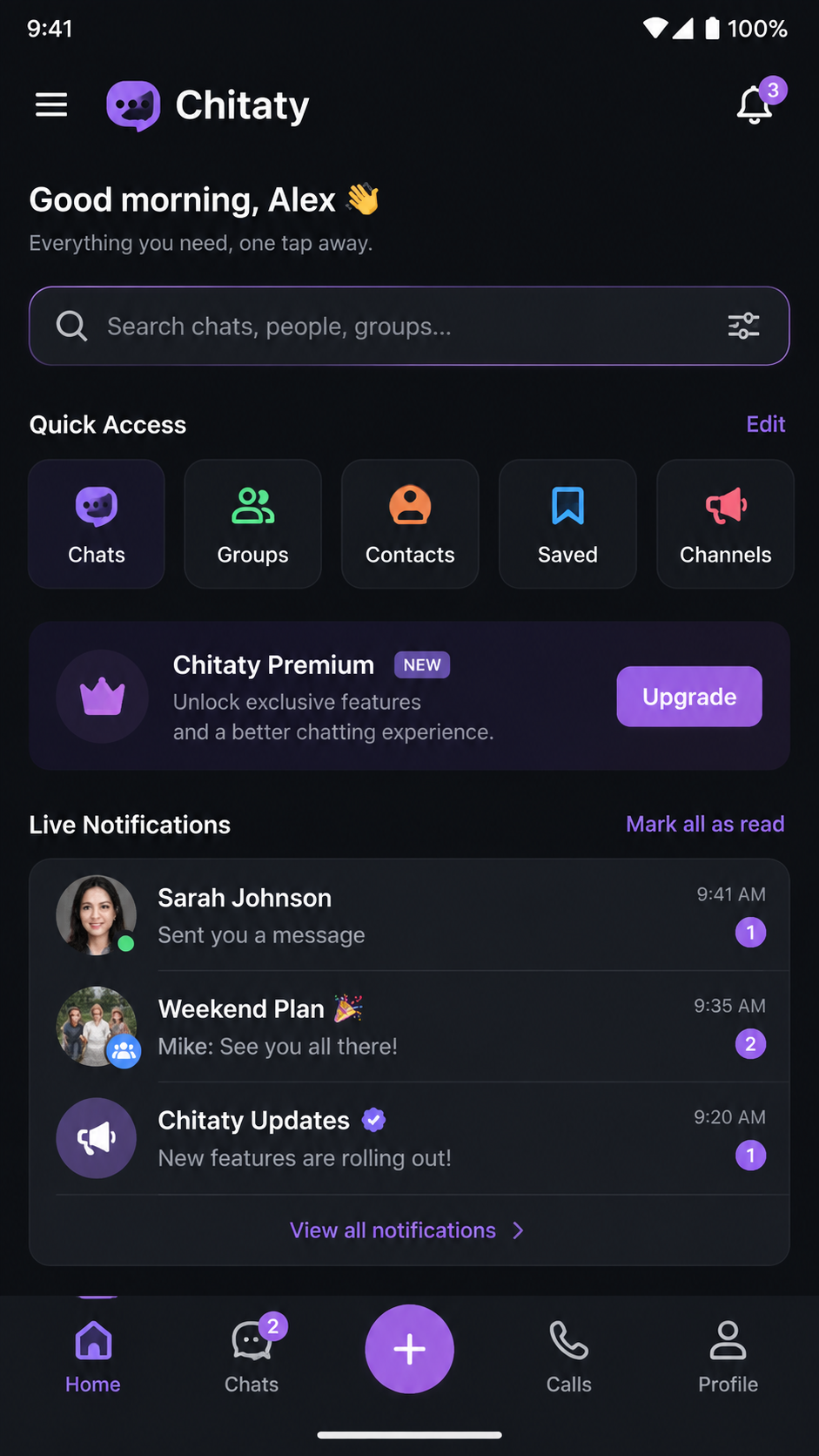 Chitaty screenshot