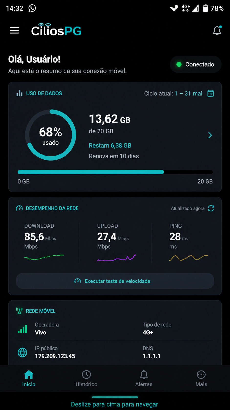 ciliospg screenshot