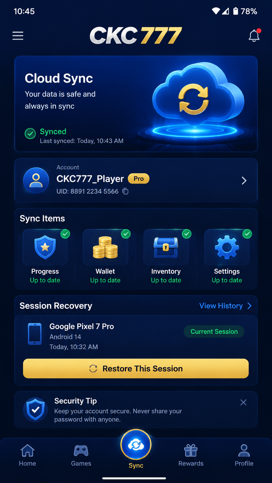 ckc777 screenshot