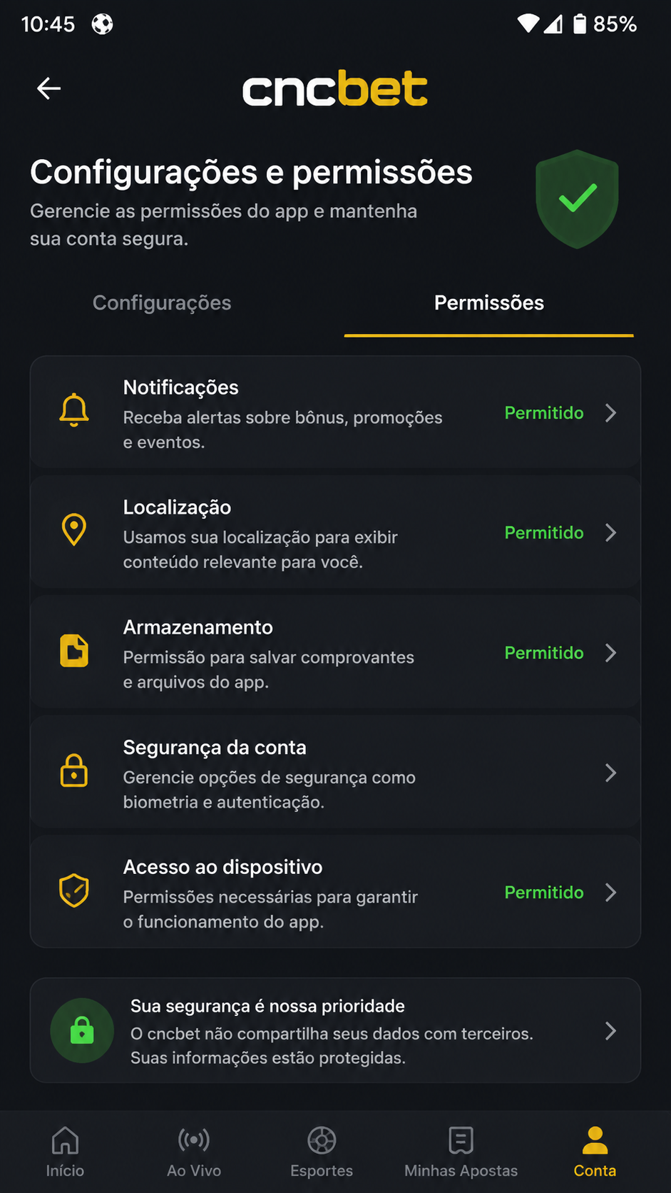 cncbet screenshot