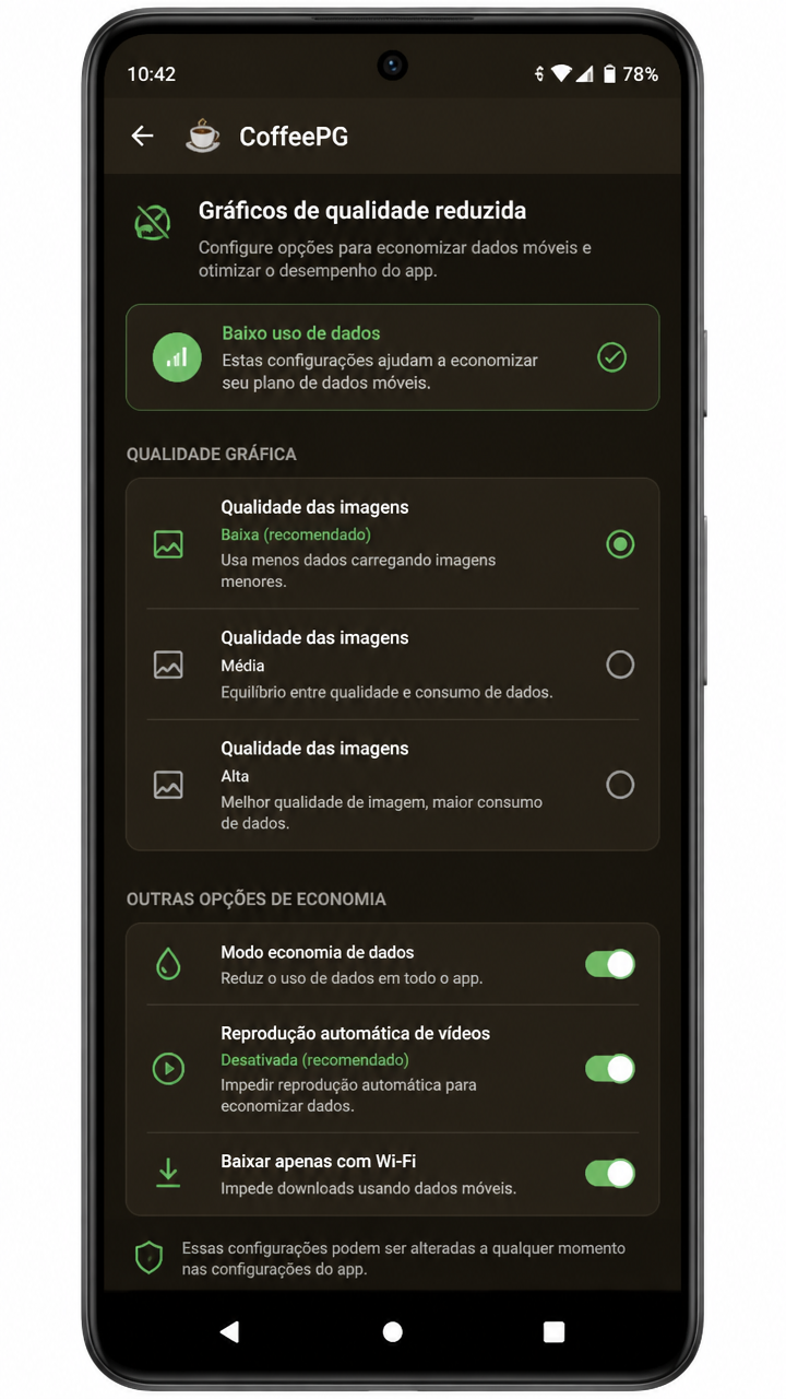 coffeepg screenshot