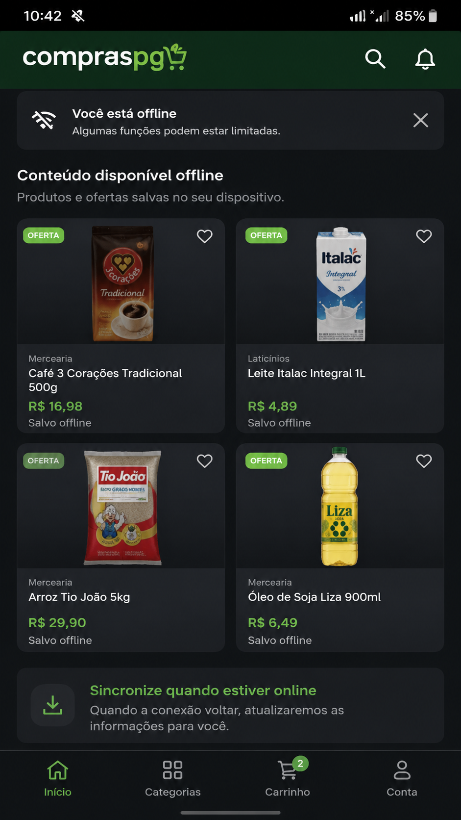 compraspg screenshot