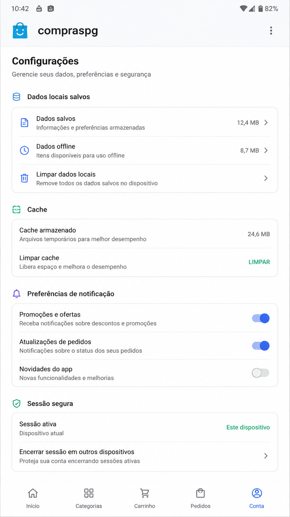 compraspg screenshot