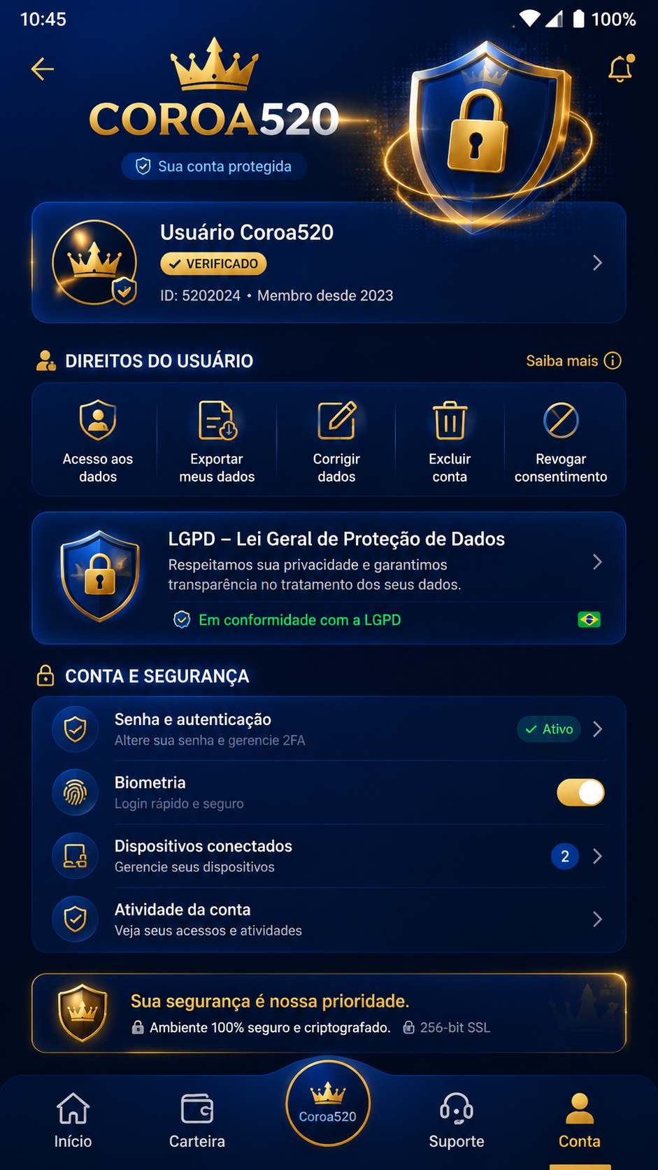 coroa520 screenshot